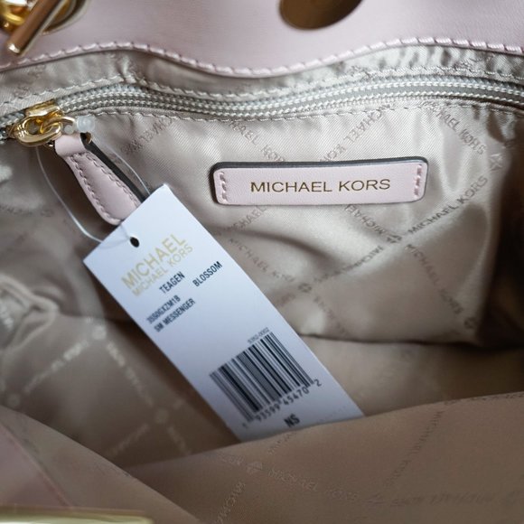 Michael Kors S Xbody Bag & Wallet MK Brown Pink - Picture 9 of 15